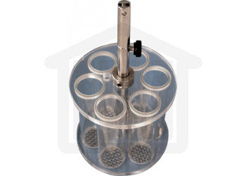 Basket Assembly with 6 Plastic Tubes and 10 Mesh SS Screens for VanKel