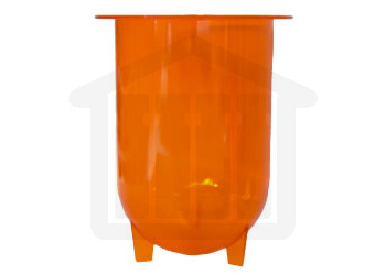 1000ml Distek Compatible Amber Plastic Dissolution Vessel