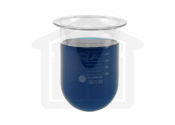 000ml Distek Compatible Clear Glass Vessel, Without Centering Ring