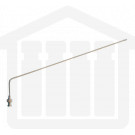 15” (380mm) Bent SS Sampling Cannula with Luer Adapter 1/8” (3.2mm) Diameter Hanson Research Compatible