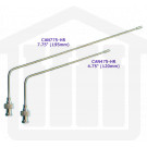 4.75” (120mm) Bent SS Sampling Cannula with Luer Adapter and Permanent Tip Hanson Compatible