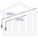 7.75” (195mm) Bent SS Sampling Cannula, Luer Adapter for 500ml Sampling VanKel Compatible