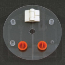 Low Evaporation Hinged Vessel Cover Plus Extra Cannulae Hole. Agilent / VanKel Compatible
