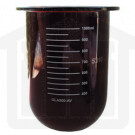 1000ml Agilent / VanKel Compatible Amber Glass Dissolution Vessel