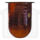 1000ml Pharmatest Compatible Amber Glass Dissolution Vessel