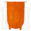 1000ml Distek Compatible Amber Plastic Dissolution Vessel