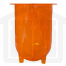 1000ml Hanson Research Compatible Amber Plastic Dissolution Vessel