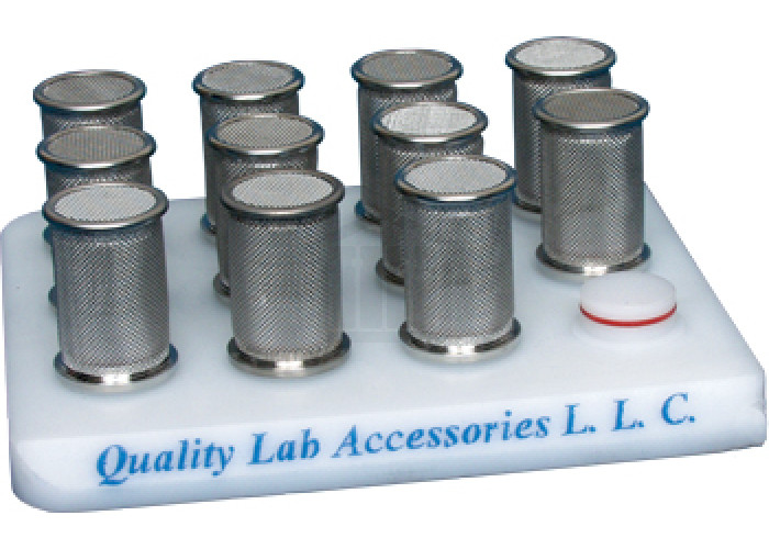 Dissolution Baskets Holder for 12 Baskets of any Brand.